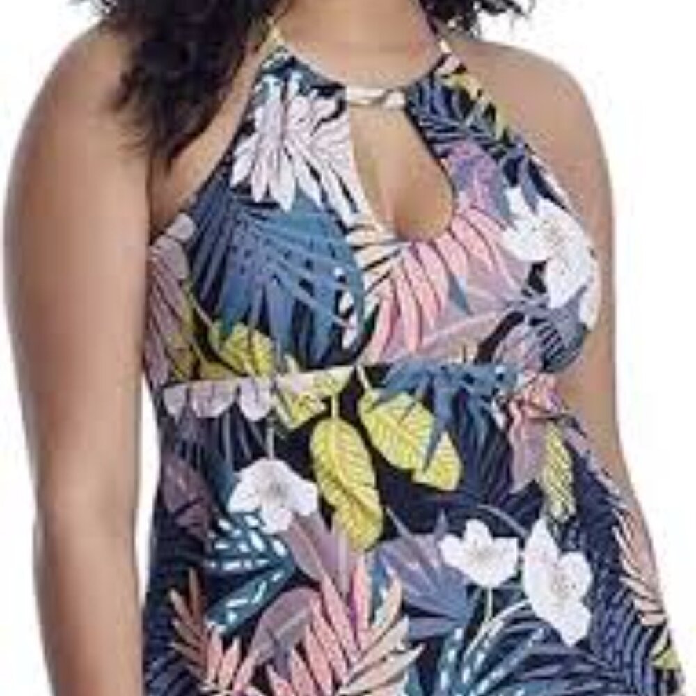 NWT Raisins Curve Tankini